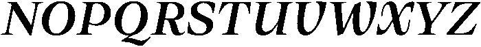 Olin Italic otf (400) Font UPPERCASE