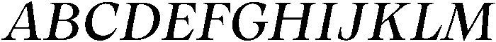 Olin Light Italic otf (300) Font UPPERCASE