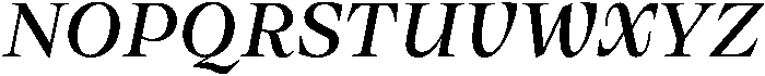 Olin Light Italic otf (300) Font UPPERCASE