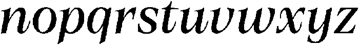 Olin Light Italic otf (300) Font LOWERCASE