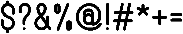 Olive Bold otf (700) Font OTHER CHARS