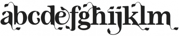 Olive Branch Serif Alternates otf (400) Font LOWERCASE