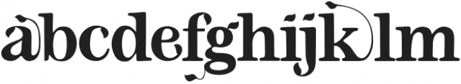 Olive Branch Serif Ligatures otf (400) Font LOWERCASE