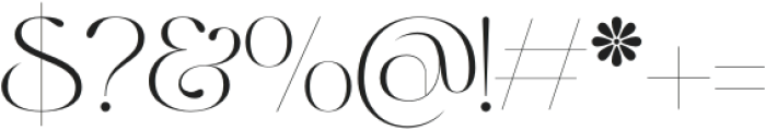 OliveCitrus otf (400) Font OTHER CHARS