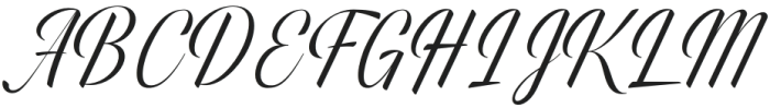 Olivelifes Regular otf (400) Font UPPERCASE