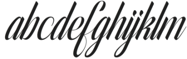 Olivelifes Regular otf (400) Font LOWERCASE