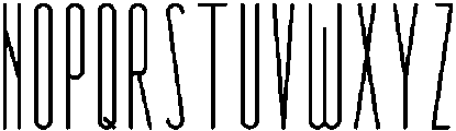 Oliver otf (400) Font UPPERCASE