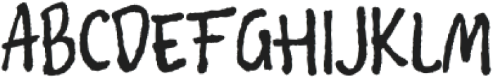 OliverWhisper-Regular ttf (400) Font UPPERCASE