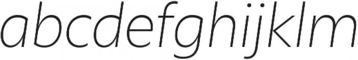 Olivetta ExtraLight It otf (200) Font LOWERCASE