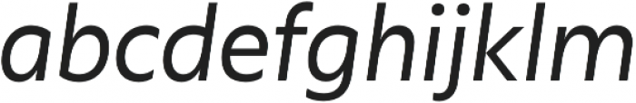 Olivetta Regular It otf (400) Font LOWERCASE