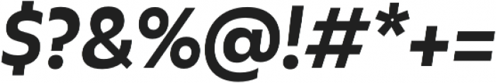 Olivetta SemiBold It otf (600) Font OTHER CHARS