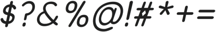 Olivette SemiBold_Italic otf (600) Font OTHER CHARS