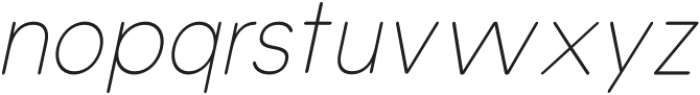 Olivette Thin_Italic otf (100) Font LOWERCASE