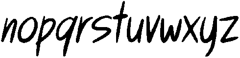 Olivia Regular otf (400) Font LOWERCASE