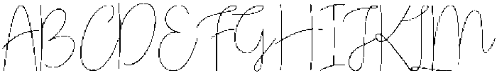 Olivia Regular otf (400) Font UPPERCASE