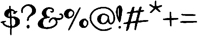 Olivia Regular otf (400) Font OTHER CHARS