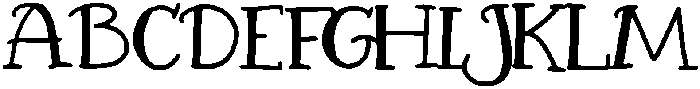 Olivia Regular otf (400) Font UPPERCASE
