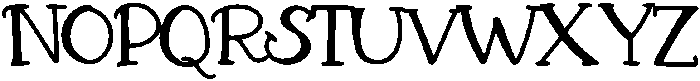 Olivia Regular otf (400) Font UPPERCASE