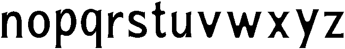 Olivia Regular otf (400) Font LOWERCASE