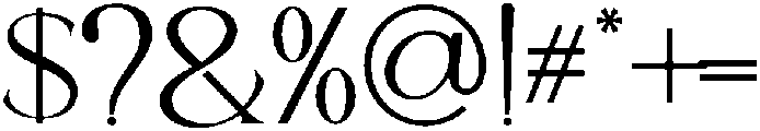 Olivia-Regular otf (400) Font OTHER CHARS
