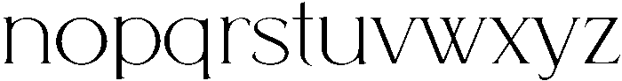 Olivia-Regular otf (400) Font LOWERCASE