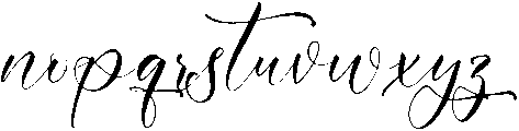 Olivia otf (400) Font LOWERCASE