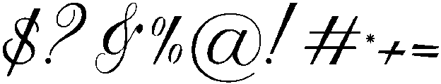 Olivia otf (400) Font OTHER CHARS