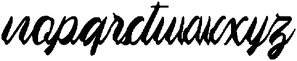 Olivia otf (400) Font LOWERCASE