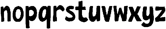 OliviaJenisen-Regular otf (400) Font LOWERCASE