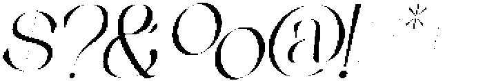 Olleca Italic otf (400) Font OTHER CHARS