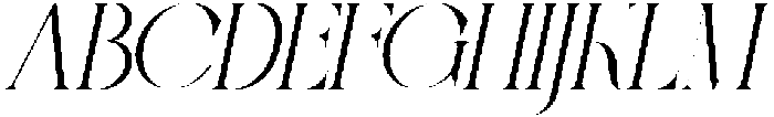 Olleca Italic otf (400) Font UPPERCASE