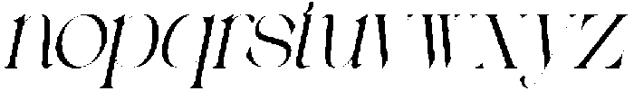 Olleca Italic otf (400) Font LOWERCASE
