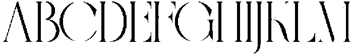 Olleca Regular otf (400) Font UPPERCASE