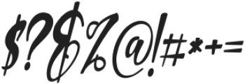 Olliffia-Italic otf (400) Font OTHER CHARS