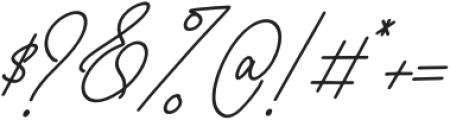 Oluwatobiloba Italic otf (400) Font OTHER CHARS