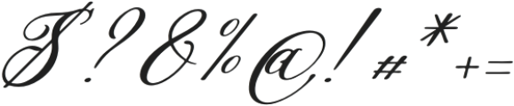 Olydemi Italic otf (400) Font OTHER CHARS