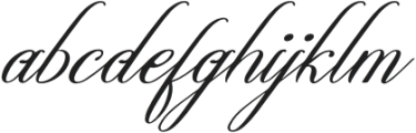 Olydemi Italic otf (400) Font LOWERCASE