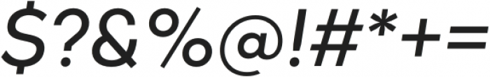 Olyford Medium Italic otf (500) Font OTHER CHARS