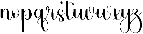 Olympic Regular otf (400) Font LOWERCASE