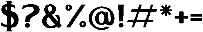 Olympus Bold otf (700) Font OTHER CHARS