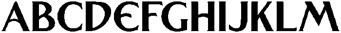 Olympus Bold otf (700) Font UPPERCASE