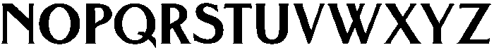 Olympus Bold otf (700) Font UPPERCASE