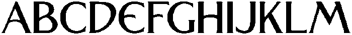 Olympus Medium otf (500) Font UPPERCASE