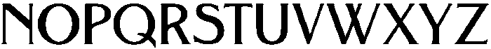 Olympus Medium otf (500) Font UPPERCASE