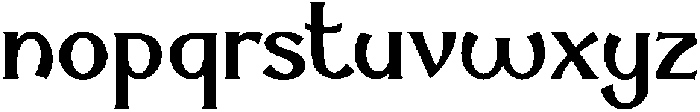 Olympus Medium otf (500) Font LOWERCASE