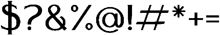 Olympus Regular otf (400) Font OTHER CHARS