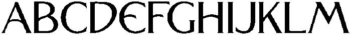 Olympus Regular otf (400) Font UPPERCASE