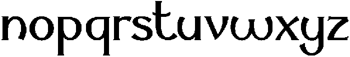 Olympus Regular otf (400) Font LOWERCASE