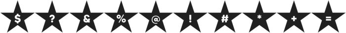 Olystar Black otf (900) Font OTHER CHARS
