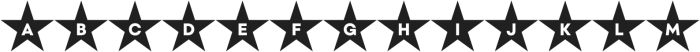 Olystar Black otf (900) Font UPPERCASE